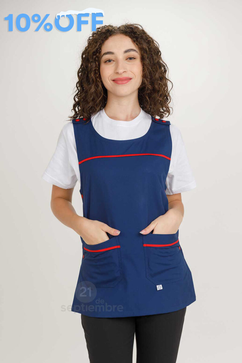 Poncho con vivos - Art 17255