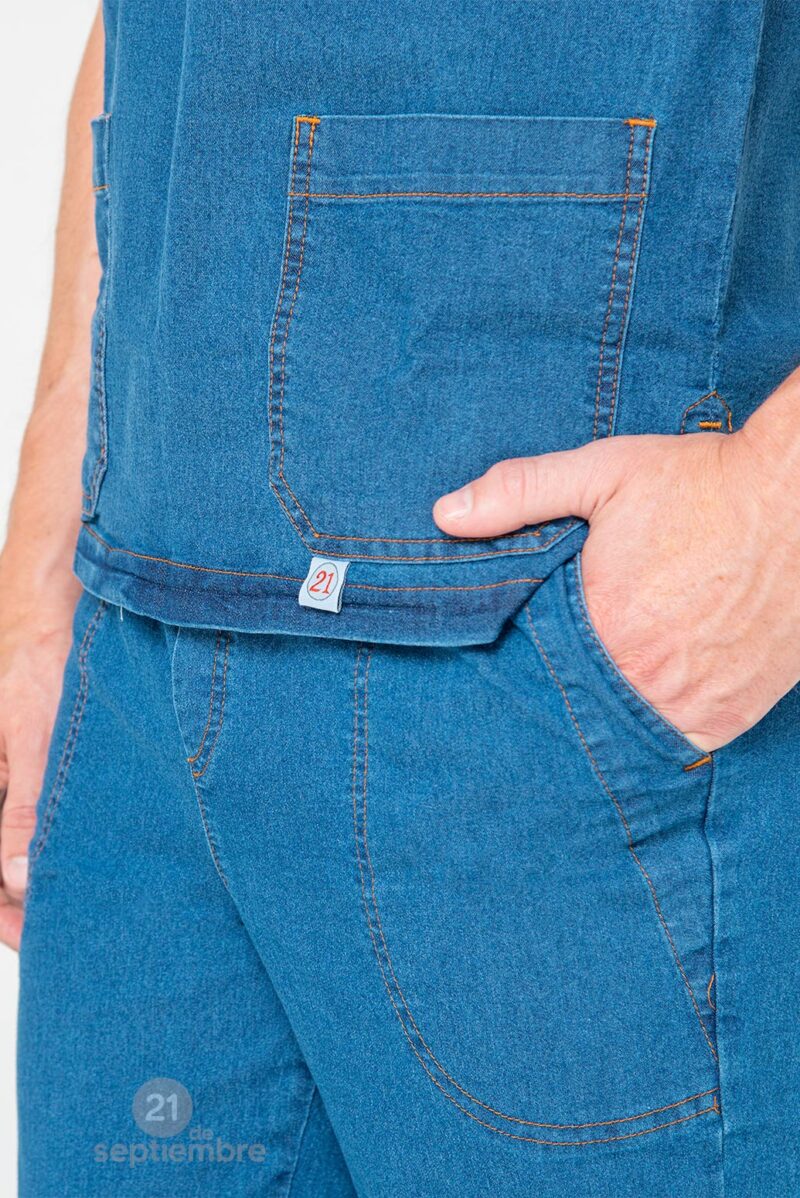 Detalle Ambo de Jeans elastizado