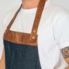 Delantal Eco-Cuero modelo hombre