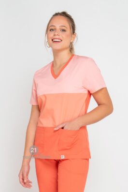 Casaca Tricolor color naranja