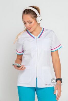 Chaqueta con cierre escote V versión 1