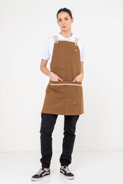 Delantal con pechera cross - Art 49612