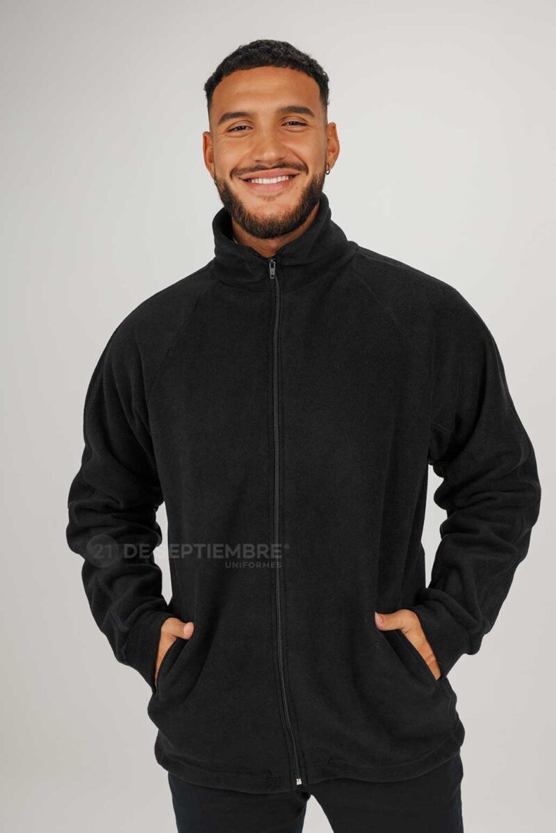 Campera polar unisex negra - Art 94201