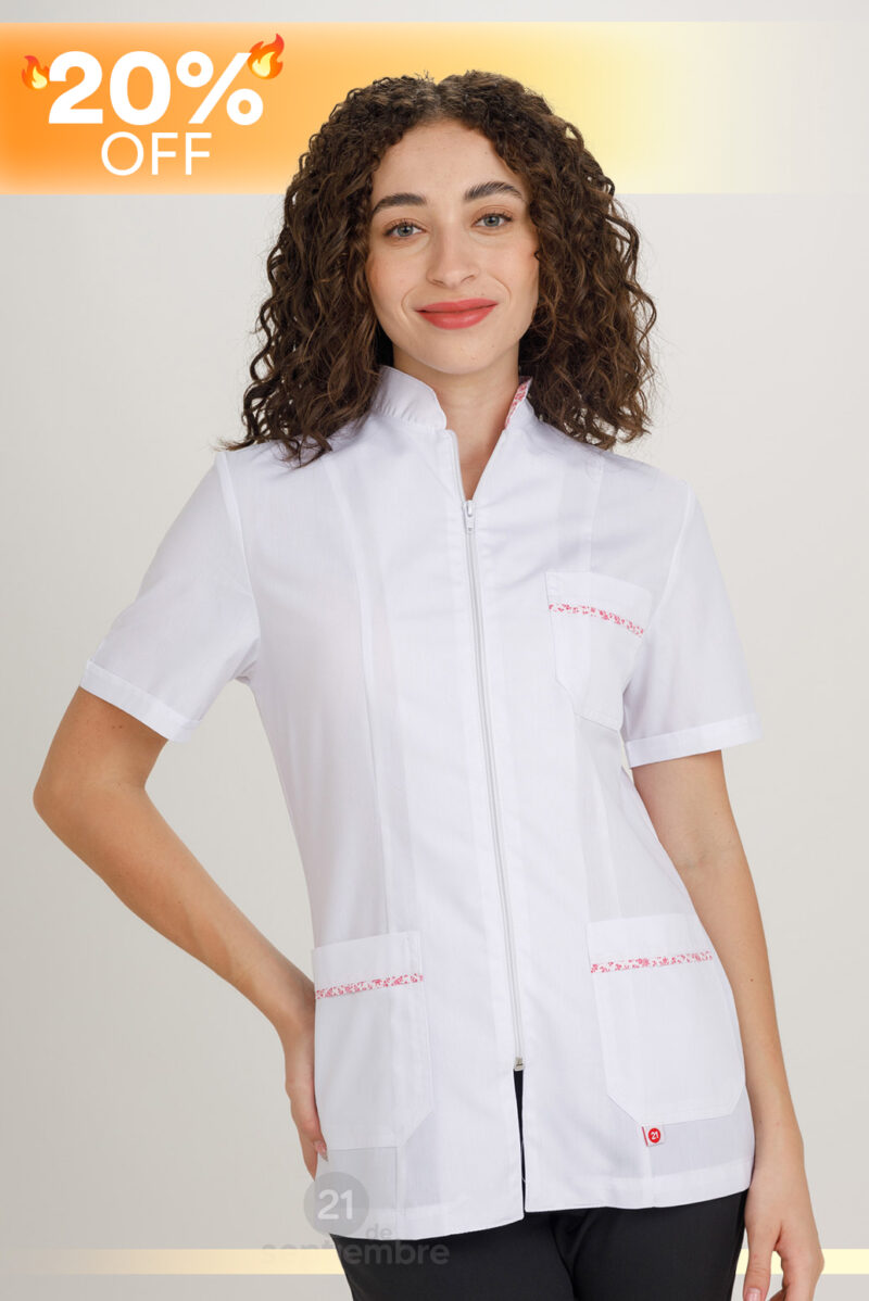 Chaqueta mao con liberty blanca - Art 14345
