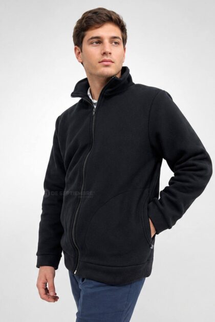 Campera polar unisex negra - Art 94201