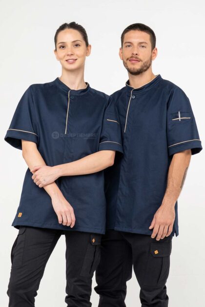 Saco de Chef Combinado con Spandex - Art 48005