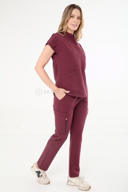 Ambo Flex de Mujer Bordo - Art 11021